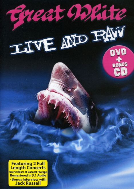 Great White: Live &amp; Raw (DVD + CD), DVD