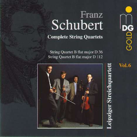 Franz Schubert (1797-1828): Sämtliche Streichquartette Vol.6, CD