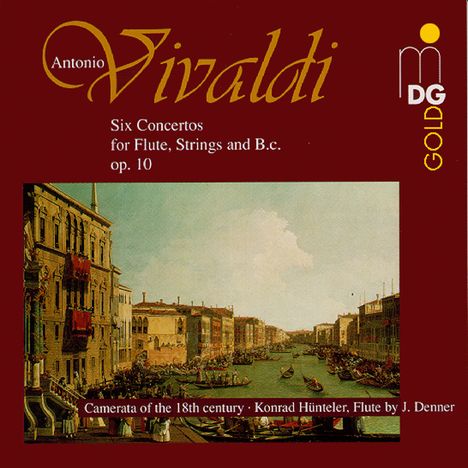 Antonio Vivaldi (1678-1741): Flötenkonzerte op.10 Nr.1-6, CD