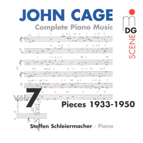 John Cage (1912-1992): Sämtliche Klavierwerke Vol.7, CD