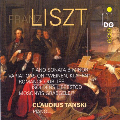 Franz Liszt (1811-1886): Klaviersonate h-moll, CD