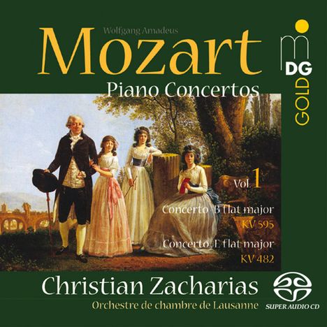 Wolfgang Amadeus Mozart (1756-1791): Klavierkonzerte Vol.1, Super Audio CD