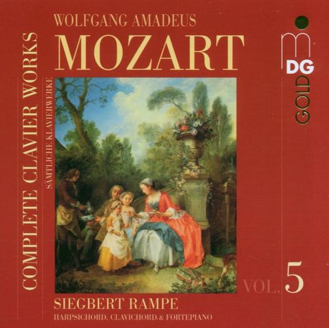 Wolfgang Amadeus Mozart (1756-1791): Sämtliche Klavierwerke Vol.5, CD