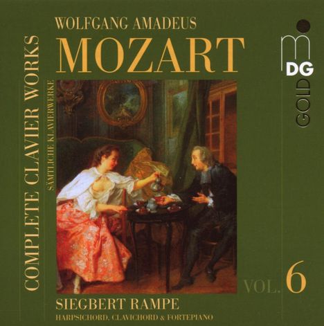 Wolfgang Amadeus Mozart (1756-1791): Sämtliche Klavierwerke Vol.6, CD
