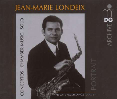 Jean-Marie Londeix - Portrait (Private Recordings), 4 CDs
