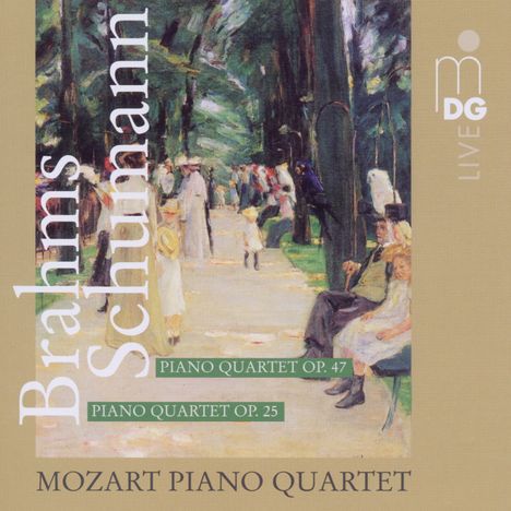 Johannes Brahms (1833-1897): Klavierquartett Nr.1 op.25, Super Audio CD