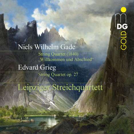 Niels Wilhelm Gade (1817-1890): Streichquartett F "Willkommen und Abschied", CD