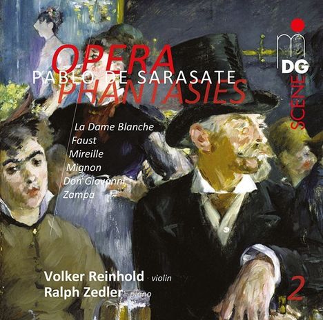 Pablo de Sarasate (1844-1908): Opern-Fantasien für Violine &amp; Klavier Vol.2, Super Audio CD