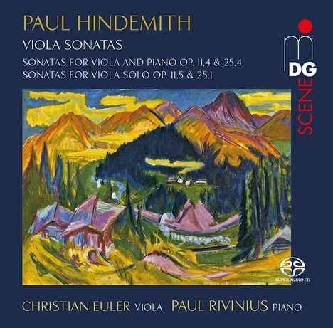 Paul Hindemith (1895-1963): Sonaten für Viola &amp; Klavier, Super Audio CD