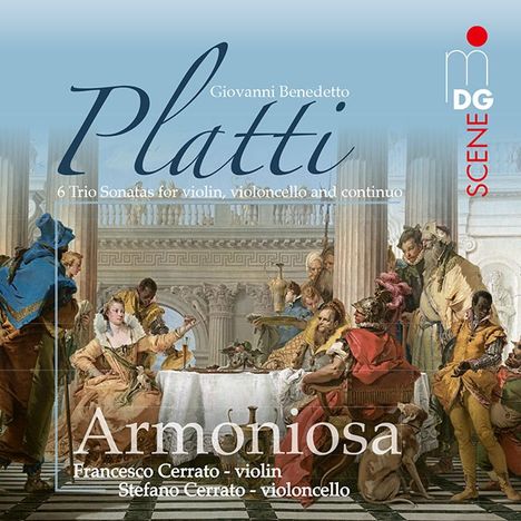 Giovanni Benedetto Platti (1697-1763): 6 Triosonaten, Super Audio CD