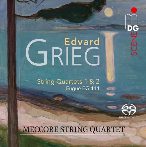 Edvard Grieg (1843-1907): Streichquartette Nr.1 &amp; 2, Super Audio CD