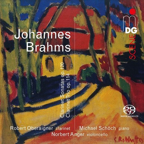 Johannes Brahms (1833-1897): Sonaten für Klarinette &amp; Klavier op.120 Nr.1 &amp; 2, Super Audio CD