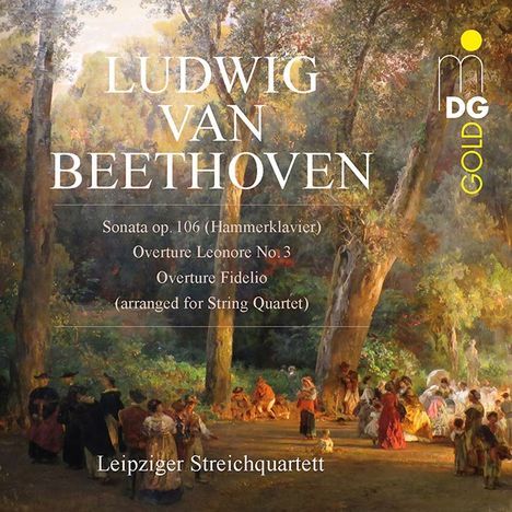 Ludwig van Beethoven (1770-1827): Klaviersonate Nr.29 "Hammerklavier" (arrangiert für Streichquartett), CD