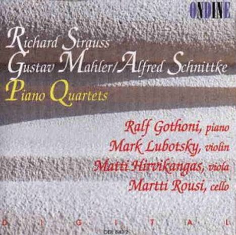 Richard Strauss (1864-1949): Klavierquartett op.13, CD