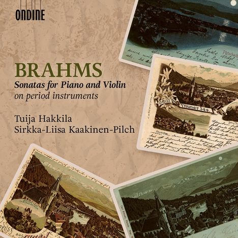 Johannes Brahms (1833-1897): Sonaten für Violine &amp; Klavier Nr.1-3, CD