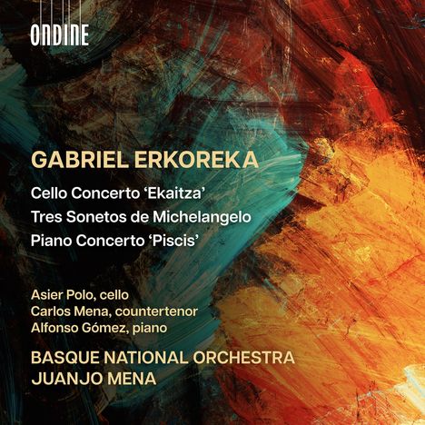 Gabriel Erkoreka (geb. 1969): Cellokonzert "Ekaitza", CD