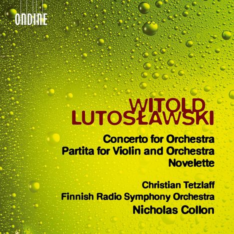 Witold Lutoslawski (1913-1994): Konzert für Orchester, CD