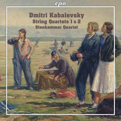 Dimitri Kabalewsky (1904-1987): Streichquartette Nr.1 &amp; 2, CD