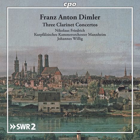 Franz Anton Dimler (1753-1827): Klarinettenkonzerte Es-Dur, B-Dur, B-Dur, CD