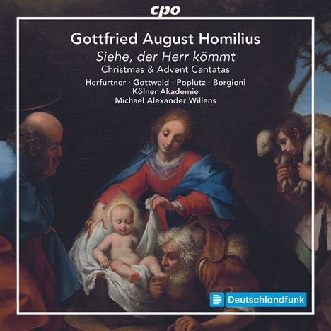 Gottfried August Homilius (1714-1785): Advents- &amp; Weihnachtskantaten, CD