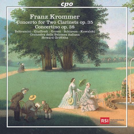 Franz Krommer (1759-1831): Konzert für 2 Klarinetten &amp; Orchester op.35, CD