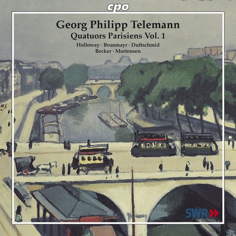 Georg Philipp Telemann (1681-1767): Pariser Quartette Vol.1, CD