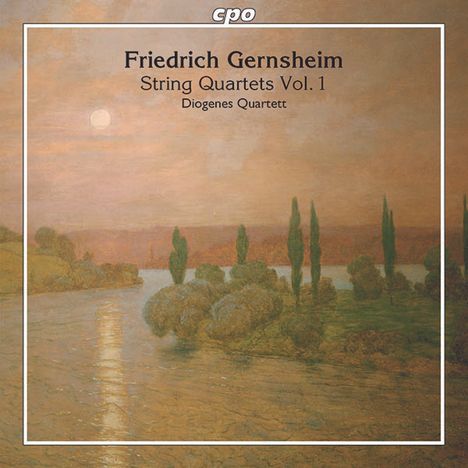 Friedrich Gernsheim (1839-1916): Streichquartette Nr.1 c-moll op.25 &amp; Nr.3 F-Dur op.51, CD