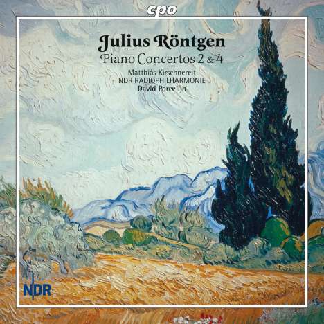 Julius Röntgen (1855-1932): Klavierkonzerte Nr.2 &amp; 4, CD