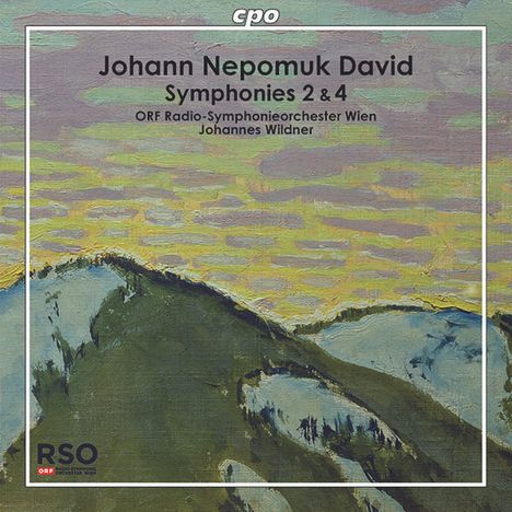 Johann Nepomuk David (1895-1977): Symphonien Nr.2 &amp; 4, CD