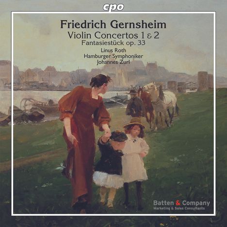 Friedrich Gernsheim (1839-1916): Violinkonzerte Nr.1 D-Dur op.42 &amp; Nr.2 F-Dur op.86, CD