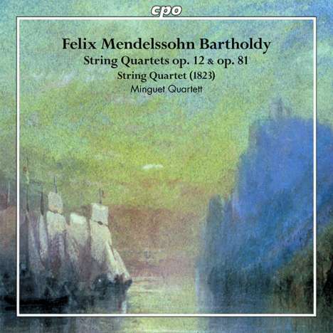 Felix Mendelssohn Bartholdy (1809-1847): Streichquartette Vol.2, CD