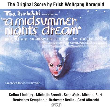 Erich Wolfgang Korngold (1897-1957): Filmmusik: Ein Sommernachtstraum (Filmmusik), CD