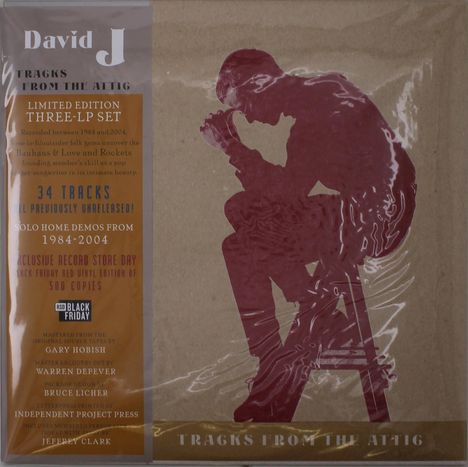 David J: Tracks From The Attic (Limited Numbered Edition) (Red Vinyl), 3 LPs