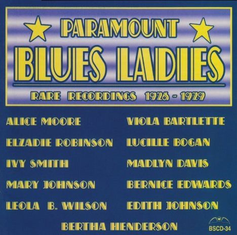 Paramount Blues Ladies, CD