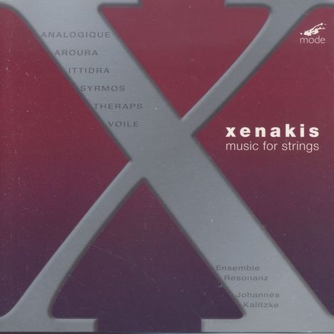 Iannis Xenakis (1922-2001): Music for Strings, CD