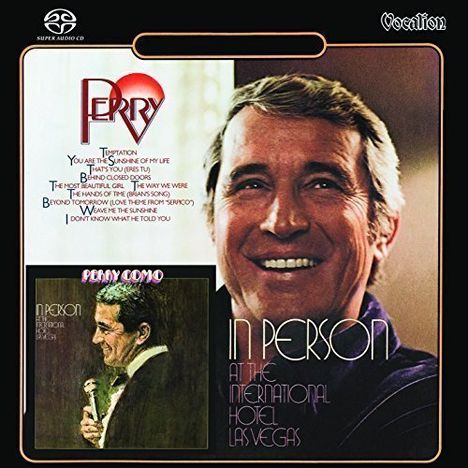 Perry Como: Perry / In Person At The International Hotel Las Vegas, Super Audio CD