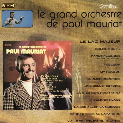 Paul Mauriat: L'Avventura &amp; Le Lac Majeur + Bonus, CD