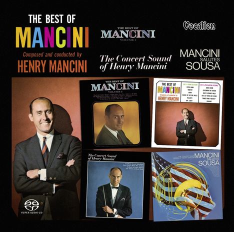 Henry Mancini (1924-1994): Filmmusik: The Best Of Vol. 1 &amp; 2 / The Concert Sound / Mancini Salutes Sousa, 2 Super Audio CDs