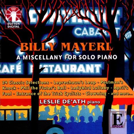 Billy Mayerl (1902-1959): 24 Klavierstücke, CD