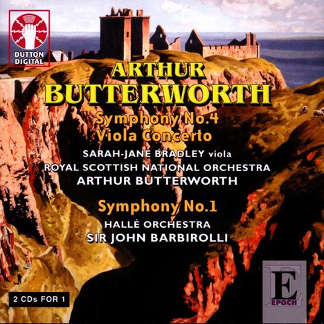 Arthur Butterworth (1923-2014): Symphonien Nr.1 &amp; 4, 2 CDs