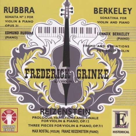 Lennox Berkeley (1903-1989): Sonatina für Violine &amp; Klavier op.17, CD