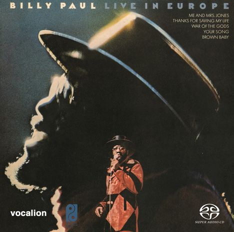 Billy Paul (Soul): Live In Europe (Limited-Edition), Super Audio CD