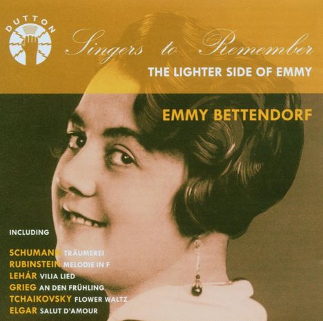 Emmy Bettendorf singt Lieder, CD