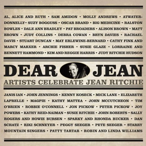 Dear Jean: Artists Celebrate Jean Ritchie, 2 CDs