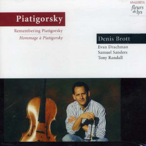 Gregor Piatigorsky (1903-1976): Paganini-Variationen f.Cello &amp; Klavier, CD