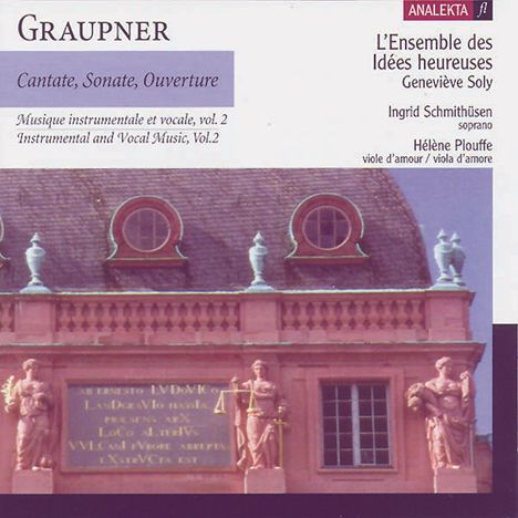 Christoph Graupner (1683-1760): Instrumental- &amp; Vokalmusik Vol.2, CD