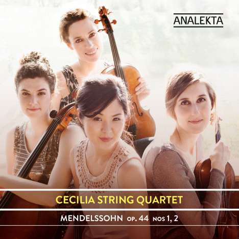 Felix Mendelssohn Bartholdy (1809-1847): Streichquartette Nr.3 &amp; 4, CD