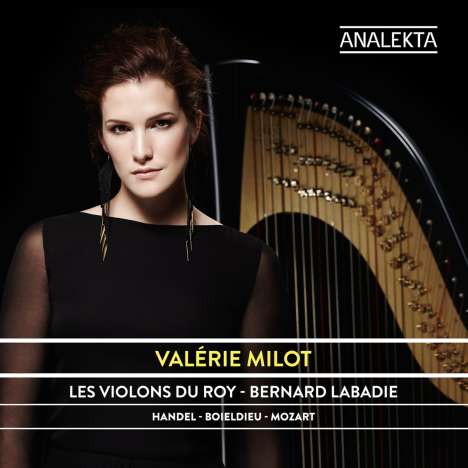 Valerie Milot spielt Harfenkonzerte, CD