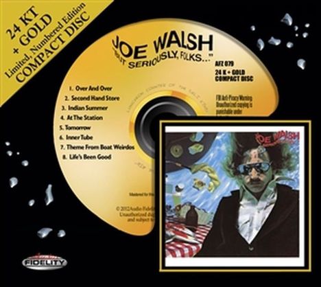 Joe Walsh: But Seriously, Folks (Limited Edition) (24 Karat Gold-CD), CD