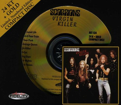 Scorpions: Virgin Killer (Limited Numbered Edition) (24 Karat Gold-CD) (HDCD), CD